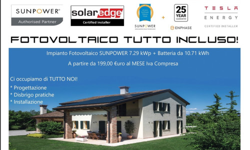 SUNPOWER - Offerta con Finanziamento